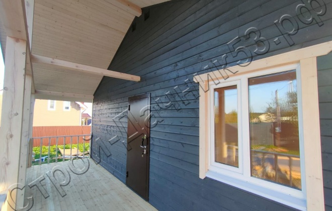 4 Каркасно-щитовой дом Д-6, 12х7,5м, 90  М², Московская область, Ступинский район, село Марьинка. (14)